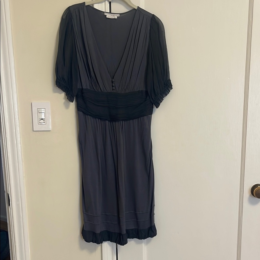 To the Max Black Puff Sleeve Sheath Dress
